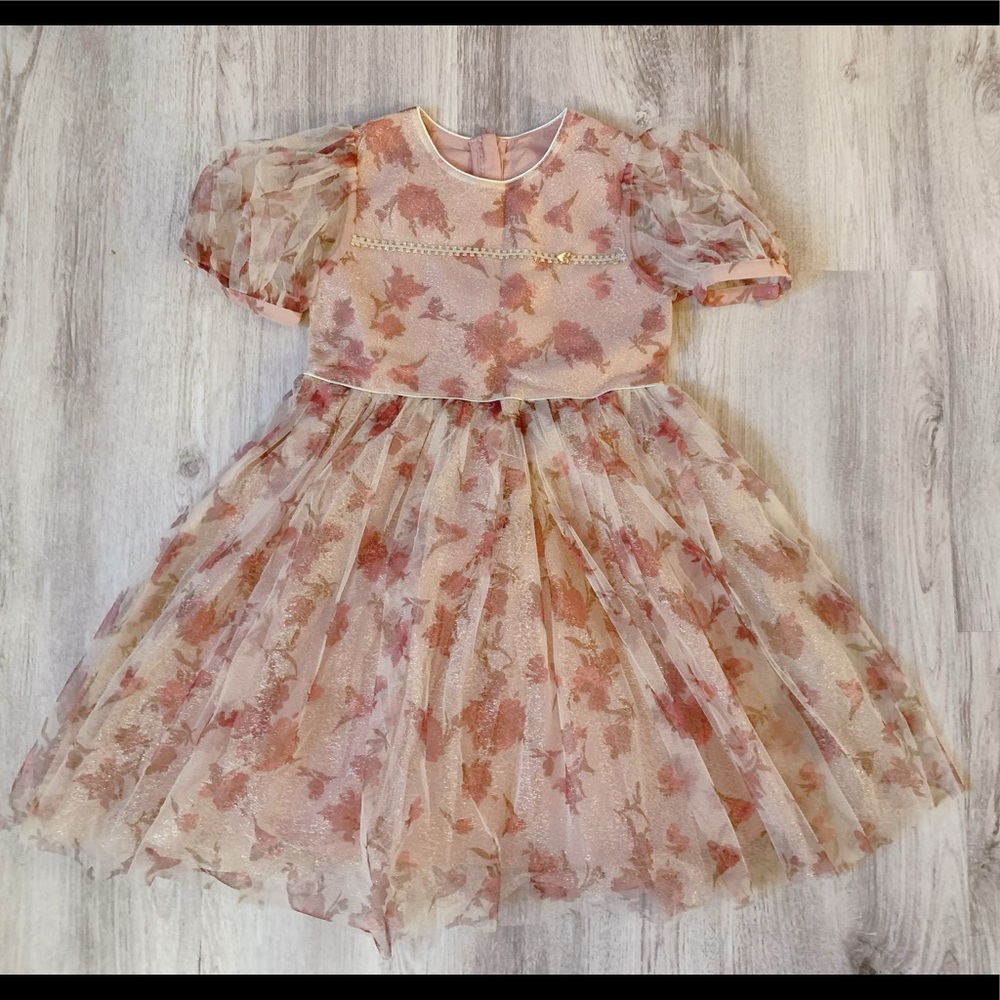 New designer girl’s princess dress. Special color. Cotton interior